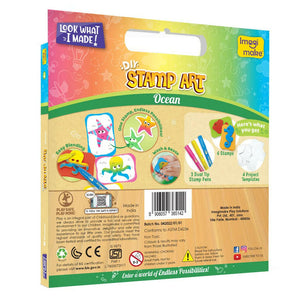 Imagimake Stamp Art Ocean Theme Go Science DIY | STAMP ART ACTIVITY KIT | AGE 3+ | OCEAN THEME.