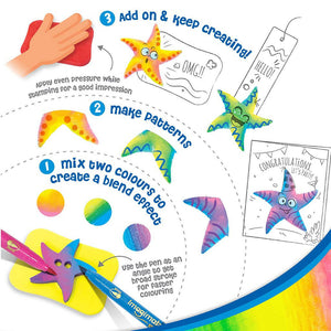 Imagimake Stamp Art Ocean Theme Go Science DIY | STAMP ART ACTIVITY KIT | AGE 3+ | OCEAN THEME.