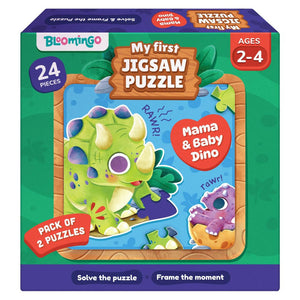 Play Shifu My First Jigsaw Puzzle - Mama & Baby Dino Go Science .