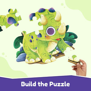 Play Shifu My First Jigsaw Puzzle - Mama & Baby Dino Go Science .