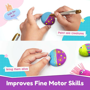 Play Shifu Rock & Shell Painting Kit Magical Underwater Kingdom Go Science .