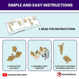 Smartivity Bulls Eye Bow Go Science Aerodynamics & other Physics Concepts.