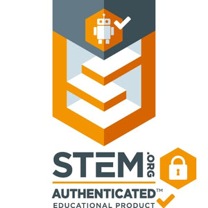 STEM.org logo with certification badge on a white background