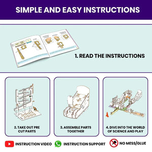 Smartivity Chain Reaction Go Science Energy Transfer, Motion & Cause-Effect Concepts.