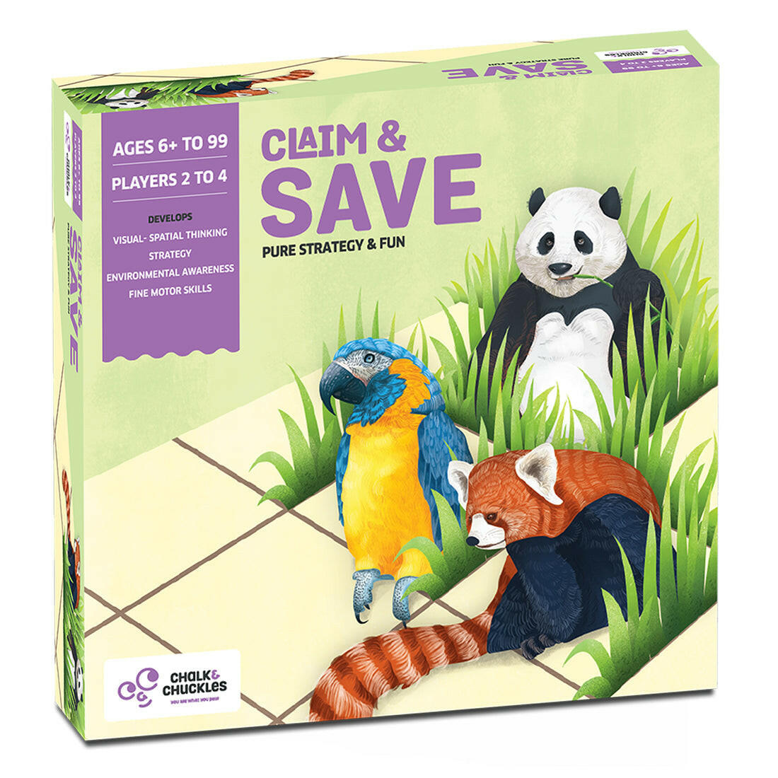 Chalk and Chuckles Claim and Save Go Science Goods.