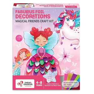 Chalk and Chuckles Fabulous Foil Magical Decorations (Foil Art - Magical Friends) Go Science Goods.