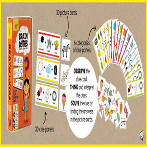 Clever Cubes Brain Bytes Go Science Early Learning | Enhances Visual Perception | Logical Thinking.