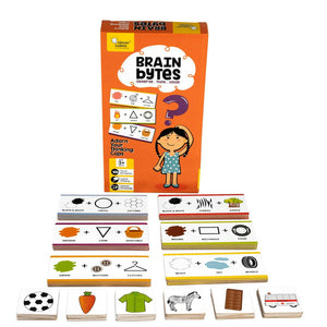 Clever Cubes Brain Bytes Go Science Early Learning | Enhances Visual Perception | Logical Thinking.