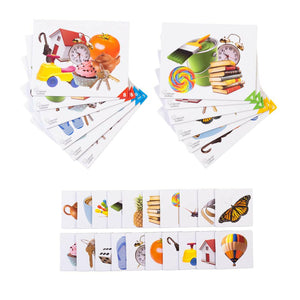 Clever Cubes Clutter Cards Go Science Early Learning | Observe | Memorize | Recollect.