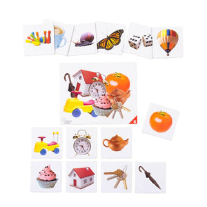 Clever Cubes Clutter Cards Go Science Early Learning | Observe | Memorize | Recollect.