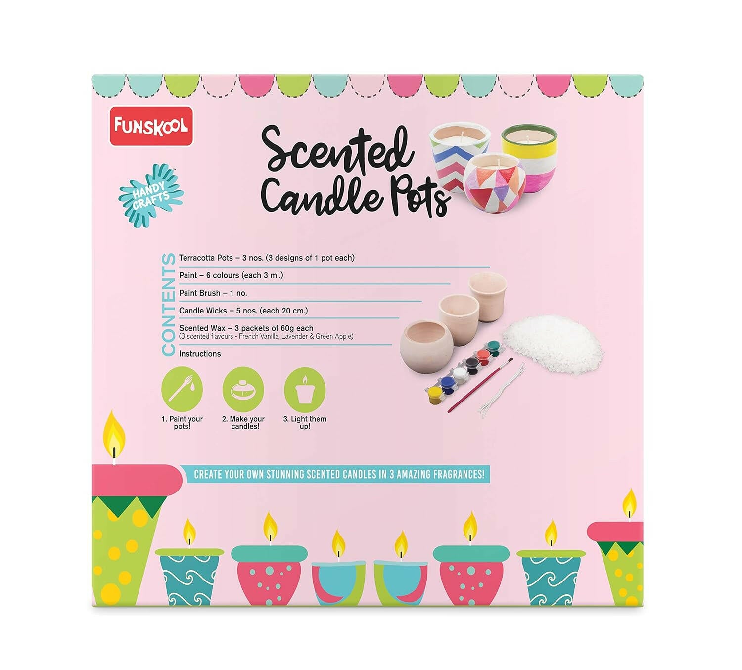 FUNSKOOL (INDIA) LTD Scented Candle Pots Go Science Goods.