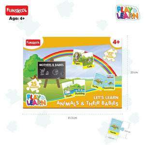 FUNSKOOL (INDIA) LTD Animals & Their Babies Puzzle Go Science Goods.