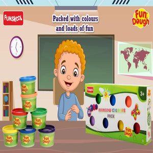 FUNSKOOL (INDIA) LTD Fun Dough Rainbow Colours Go Science Goods.
