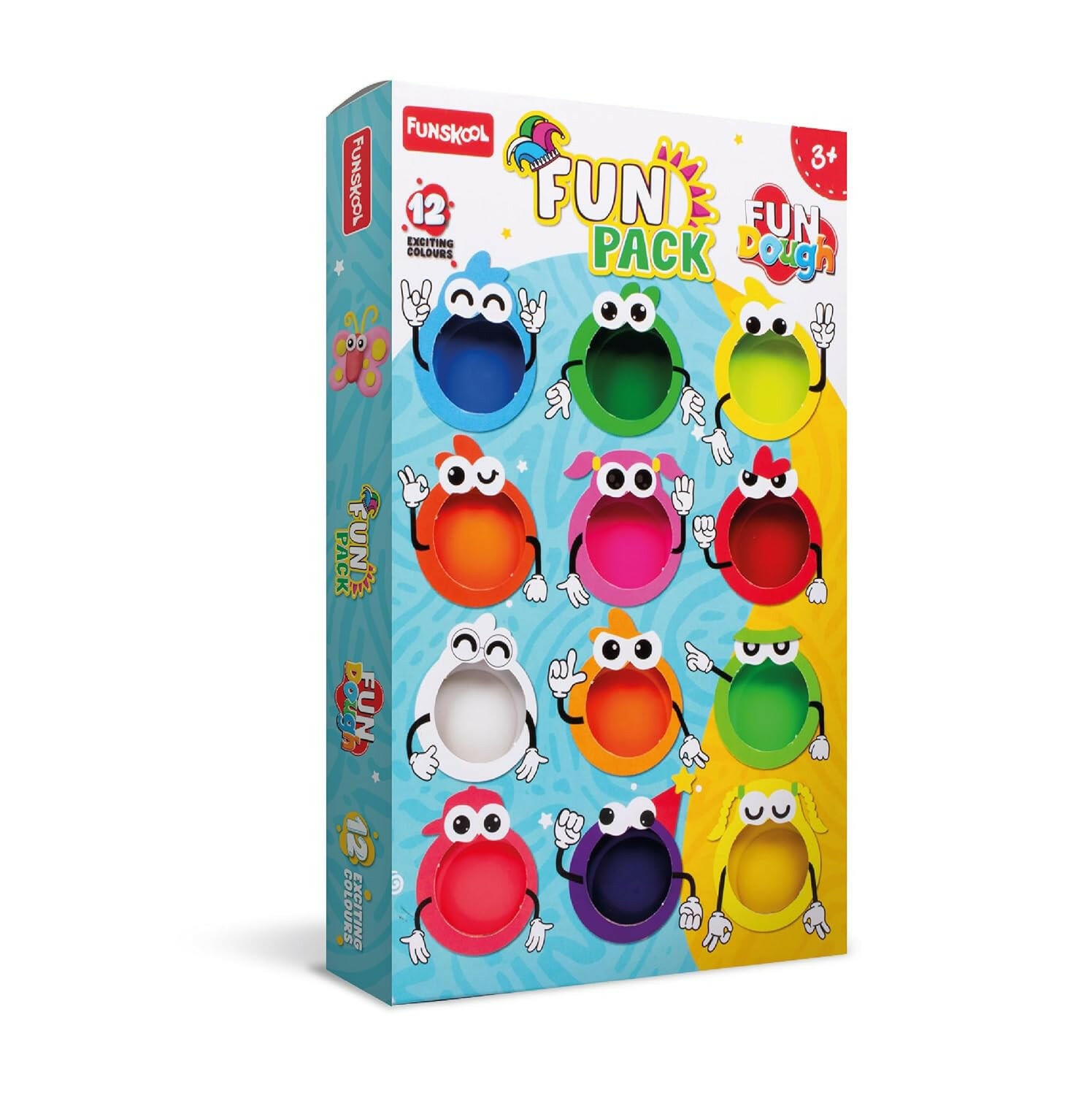 FUNSKOOL (INDIA) LTD Fun Pack - 12 Tubs Dough Go Science Goods.