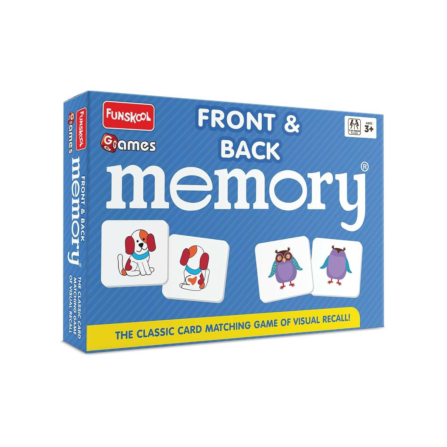 FUNSKOOL (INDIA) LTD Memory Fronts & Back Matching Cards Go Science Early Learning | Visual, Memory skills | 3+ Yrs | 1-4 Players.