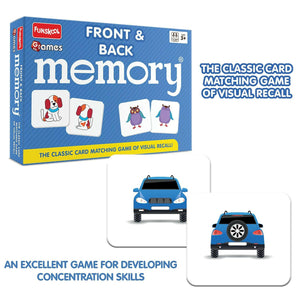 FUNSKOOL (INDIA) LTD Memory Fronts & Back Matching Cards Go Science Early Learning | Visual, Memory skills | 3+ Yrs | 1-4 Players.