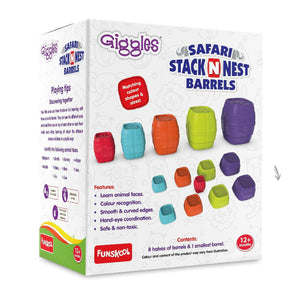 FUNSKOOL (INDIA) LTD Safari Stack N Nest Barrels Go Science Goods.