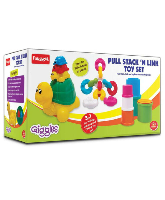 FUNSKOOL (INDIA) LTD Pull Stack 'N Link Toy Set Go Science Goods.