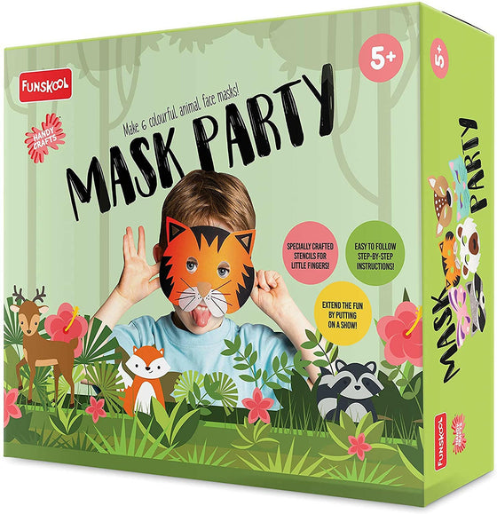 FUNSKOOL (INDIA) LTD Mask Party Go Science Age 5 Yrs + | DIY face masks | DIY Art and Craft.