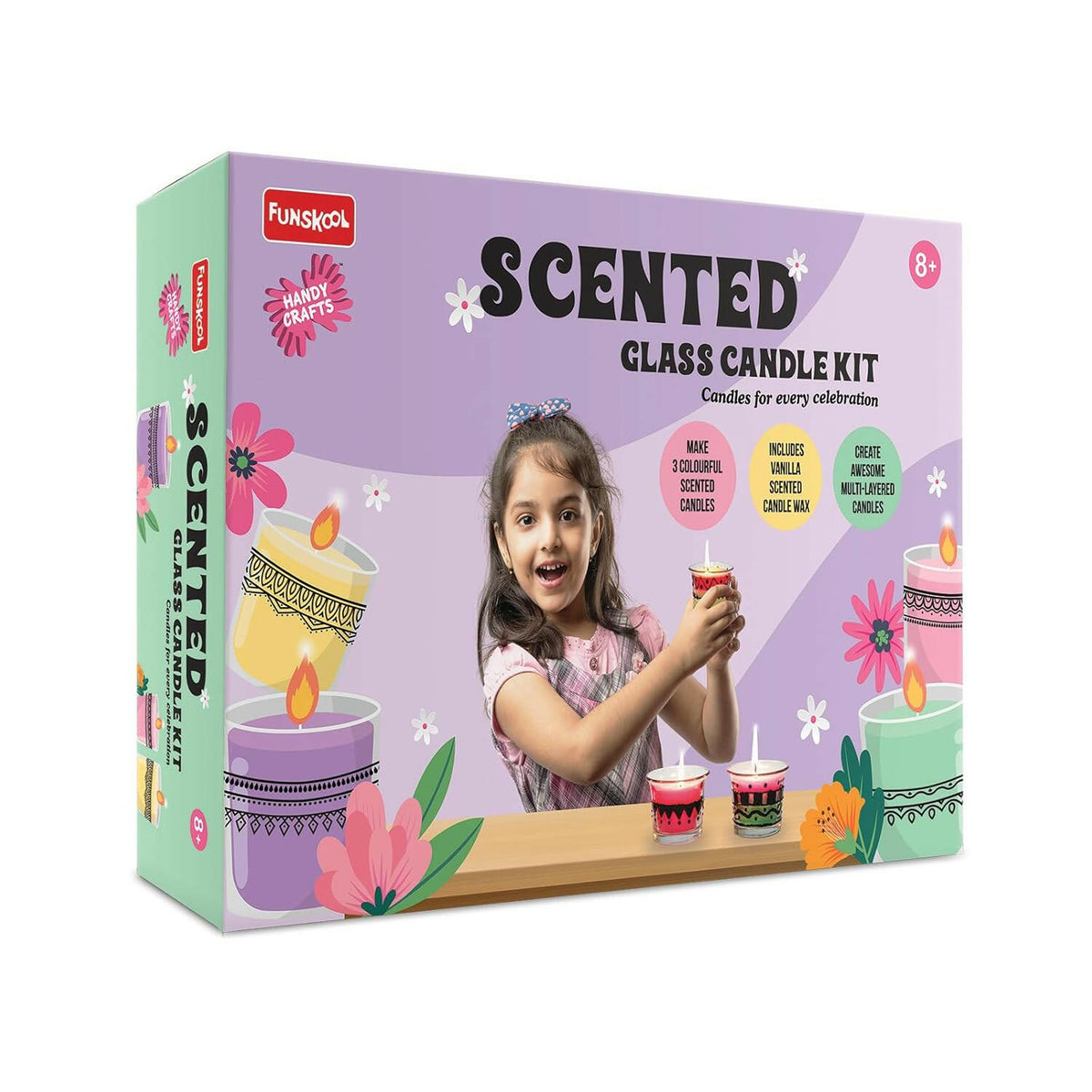 FUNSKOOL (INDIA) LTD SCENTED GLASS CANDLE KIT Go Science Goods.