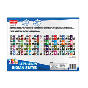 FUNSKOOL (INDIA) LTD Let's Learn Indian States Puzzle Go Science Goods.