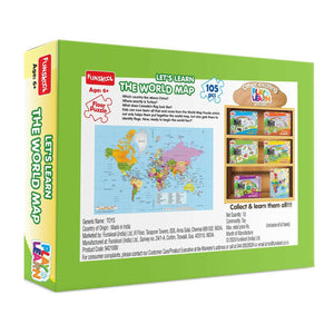 FUNSKOOL (INDIA) LTD World Map Puzzle Go Science Goods.
