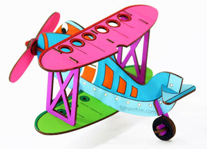 Funvention 3D Coloring Model - Bi-Plane Funvention Go Science Goods.