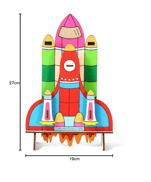 Funvention 3D Coloring Model - Space Shuttle Funvention Go Science Goods.