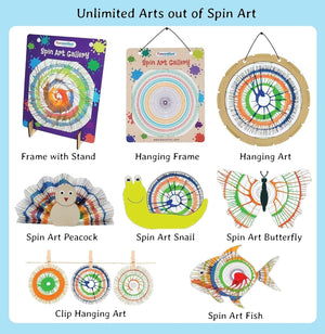 Funvention Spin Art Machine & Drawbot Go Science .