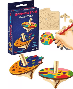 Funvention Spinning Top (Moon + Venus) Go Science .