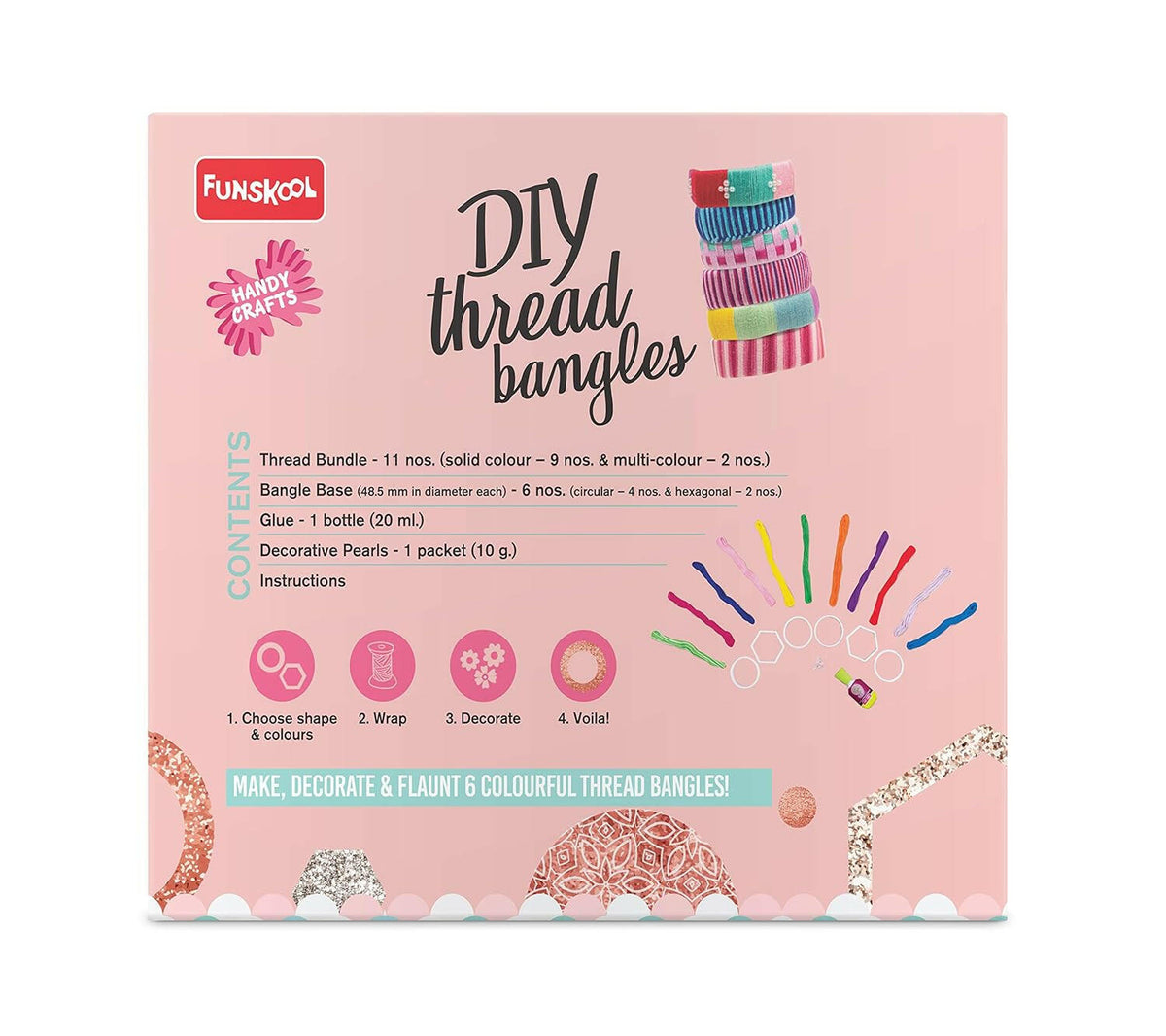 FUNSKOOL (INDIA) LTD DIY Thread Bangles Go Science Goods.