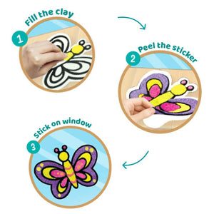 Imagimake Clay Sticker Butterfly Go Science For Age 3 Yrs +.