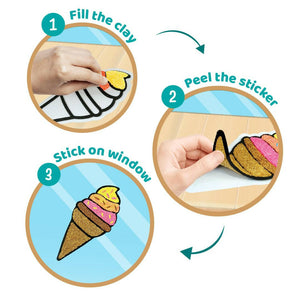 Imagimake Clay Stickers Ice Cream Go Science 3 Yrs +.