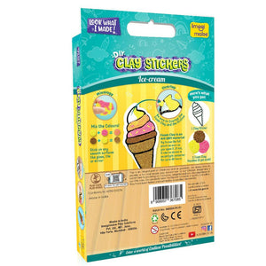 Imagimake Clay Stickers Ice Cream Go Science 3 Yrs +.