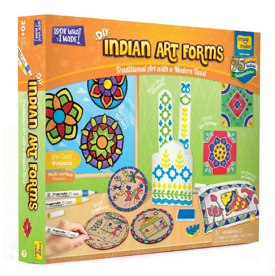Imagimake Indian Art Forms Kit Go Science 8 Yrs +.