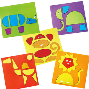 Imagimake Make with Shapes Animals Go Science Goods.
