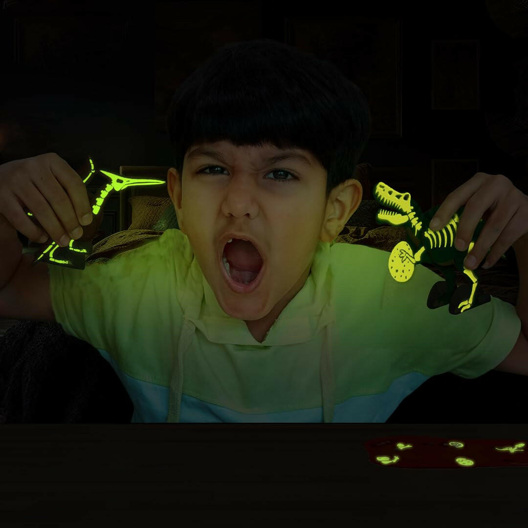 Imagimake Dinos & Egg - Green (Glow in the Dark)  Go Science 5 Yrs +.