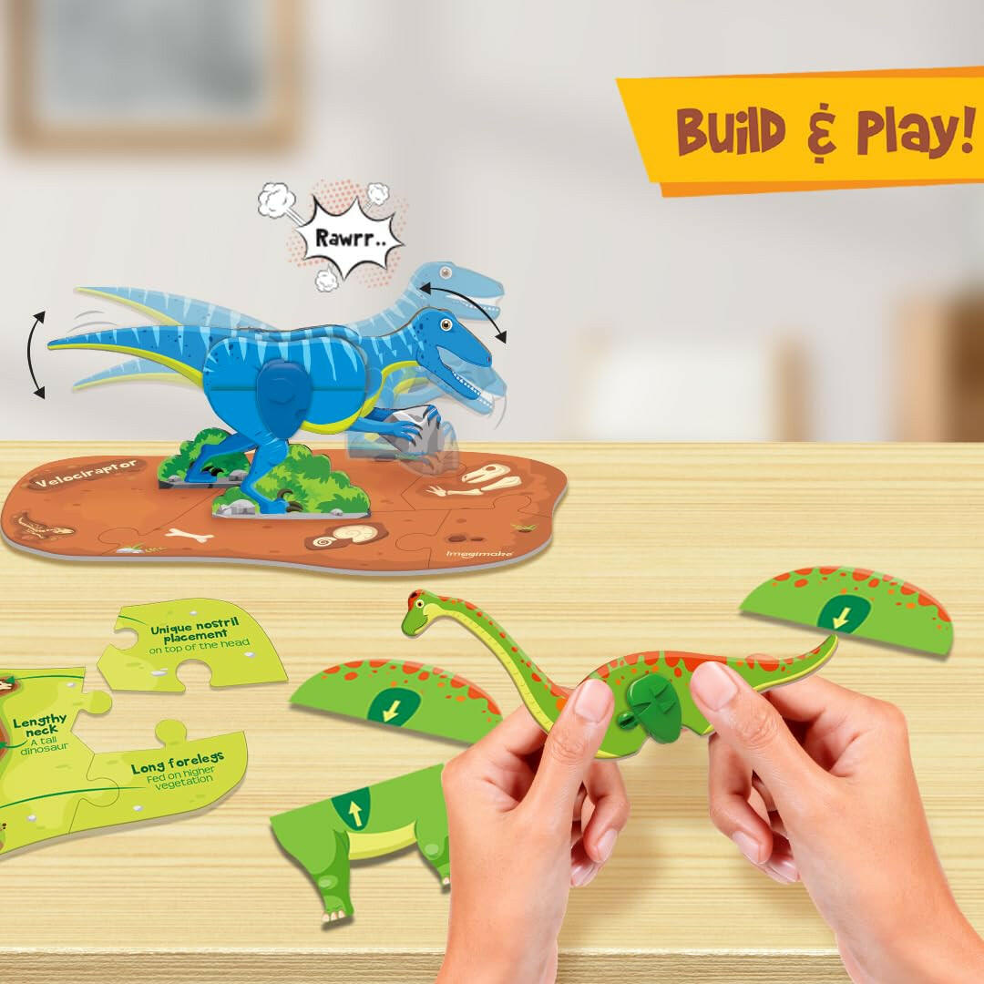 Imagimake Dino & Egg Orange (Glow in The Dark)  Go Science 5 Yrs +.