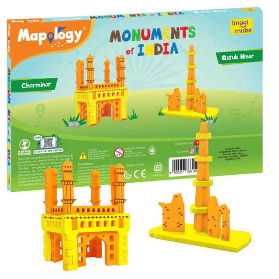 Imagimake Charminar & Qutub Minar - Monuments Of India Go Science Goods.