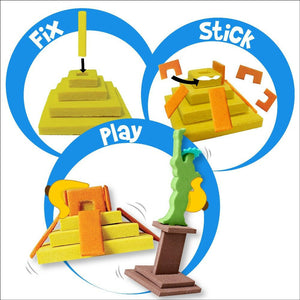 Imagimake Monuments Around The World Mapology Go Science DIY | 3D Miniature Models | Age 5+ | World Monuments Activity Kit.