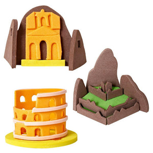 Imagimake Monuments Around The World Mapology Go Science DIY | 3D Miniature Models | Age 5+ | World Monuments Activity Kit.