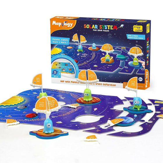 Imagimake Solar System Mapology Go Science DIY | SOLAR SYSTEM ACTIVITY KIT | AGE 4+.