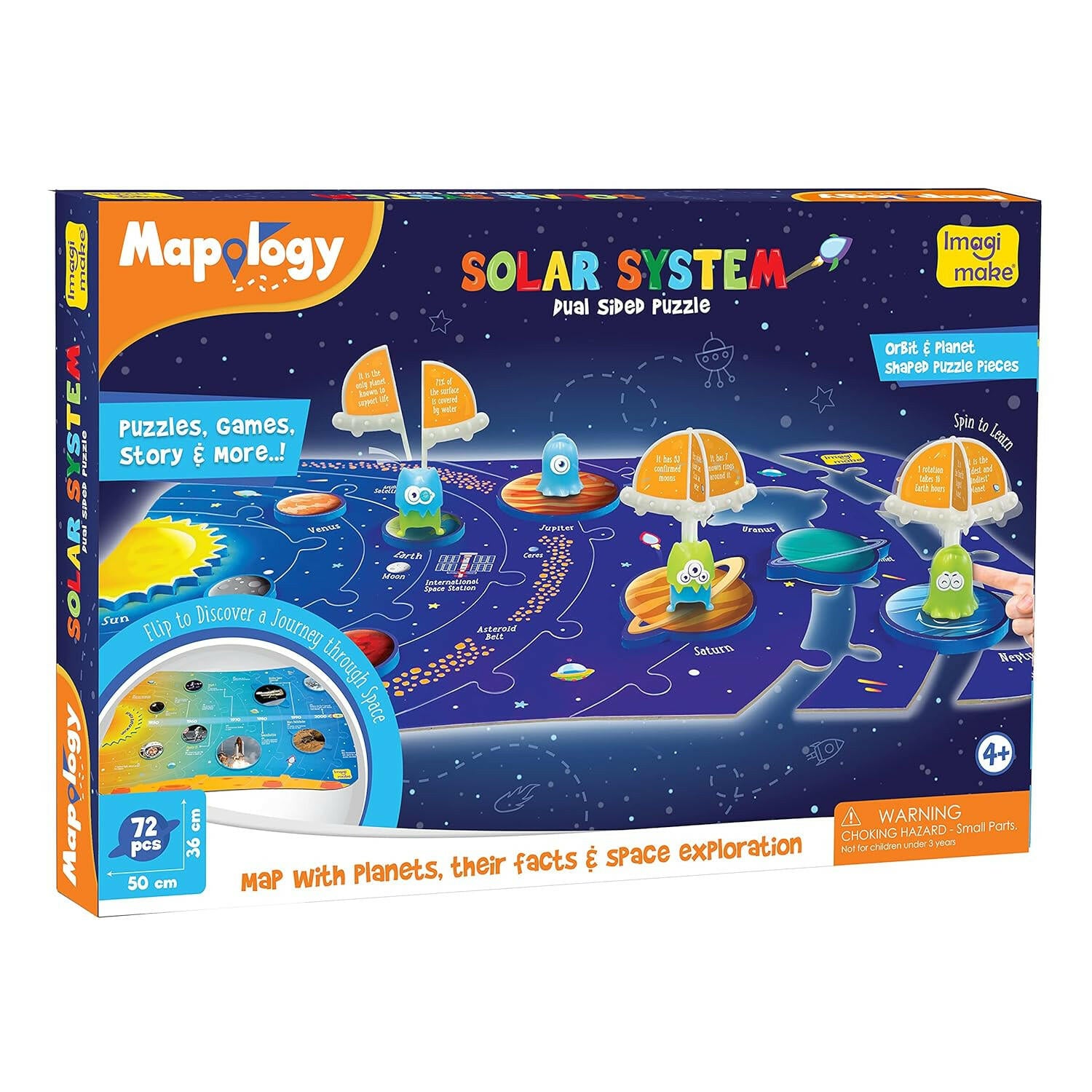 Imagimake Solar System Mapology  Go Science DIY | SOLAR SYSTEM ACTIVITY KIT | AGE 4+.