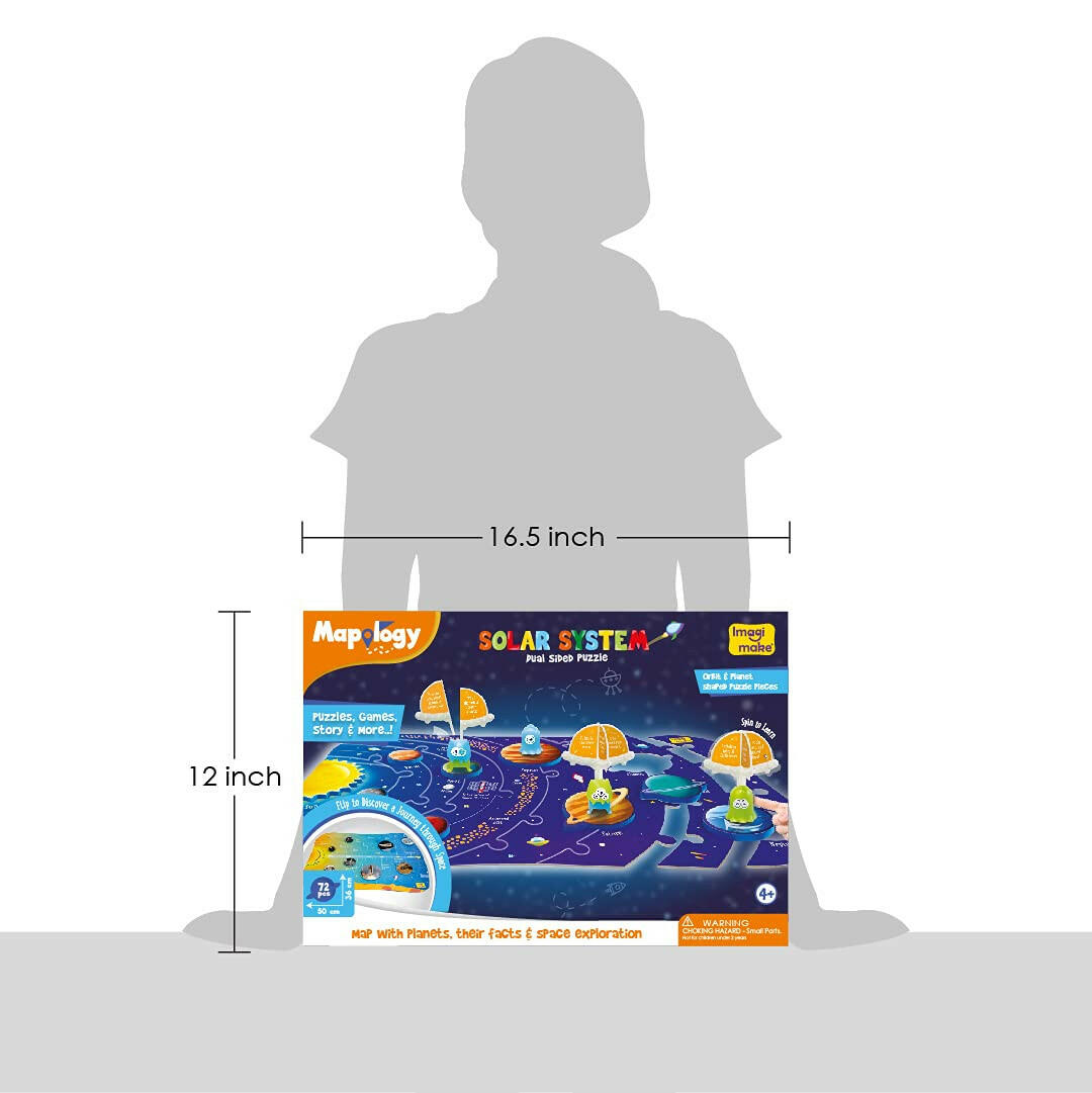 Imagimake Solar System Mapology  Go Science DIY | SOLAR SYSTEM ACTIVITY KIT | AGE 4+.