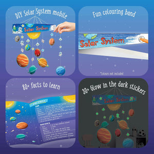 Imagimake Solar System Mobile Mapology Go Science DIY | SOLAR SYSTEM ACTIVITY KIT | AGE 5+.