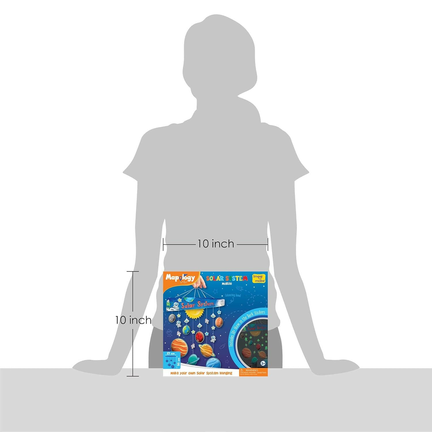 Imagimake Solar System Mobile Mapology  Go Science DIY | SOLAR SYSTEM ACTIVITY KIT | AGE 5+.