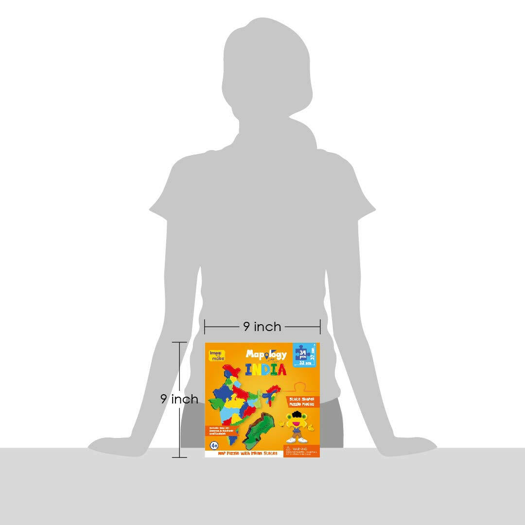 Imagimake States Of India Mapology  Go Science DIY | MAP ACTIVITY KIT | AGE 4+ | INDIAN STATES.