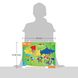Imagimake World with Flags & Capitals Mapology Go Science Goods.