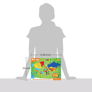 Imagimake Mapology World - World Map Puzzle Go Science Goods.