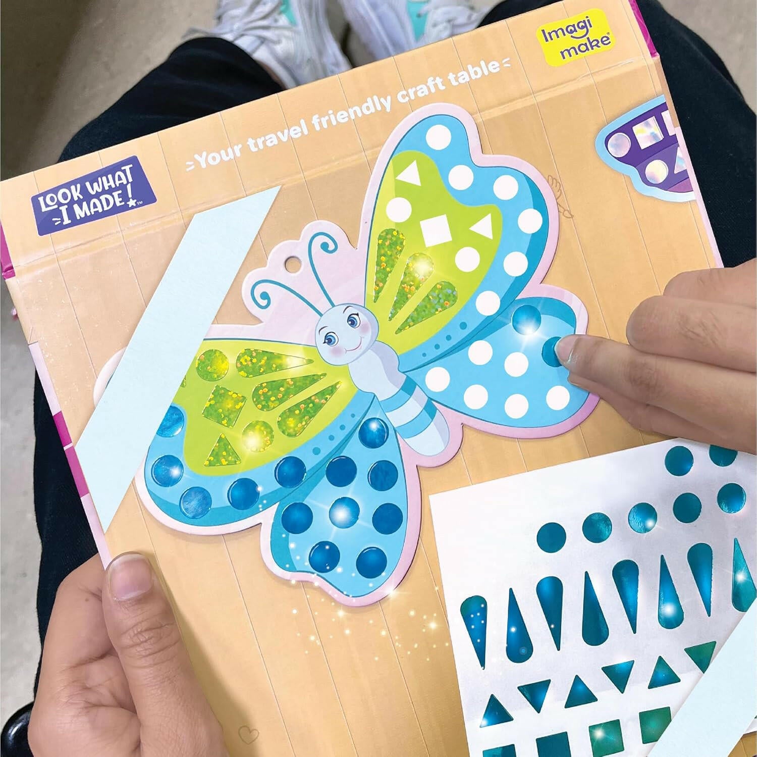 Imagimake Mirror Mosaic Butterfly & Peacock  Go Science DIY | Arts & CRAFT | AGE 3+ | Mirror Mosaic Craft.